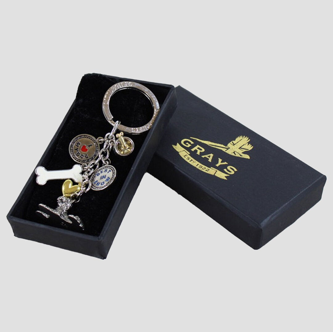 Charm Keyring Old English Sheepdog
