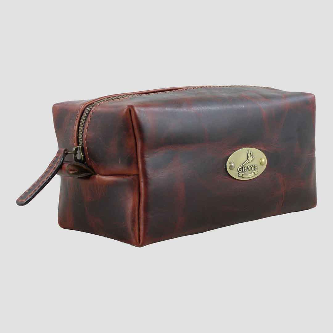 Croxall Leather Wash Bag