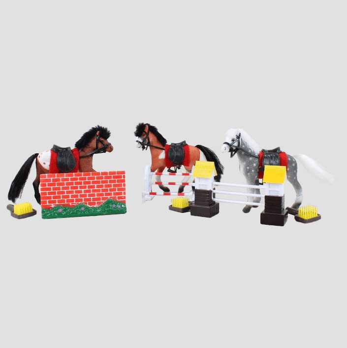 Set Of Toy Horses